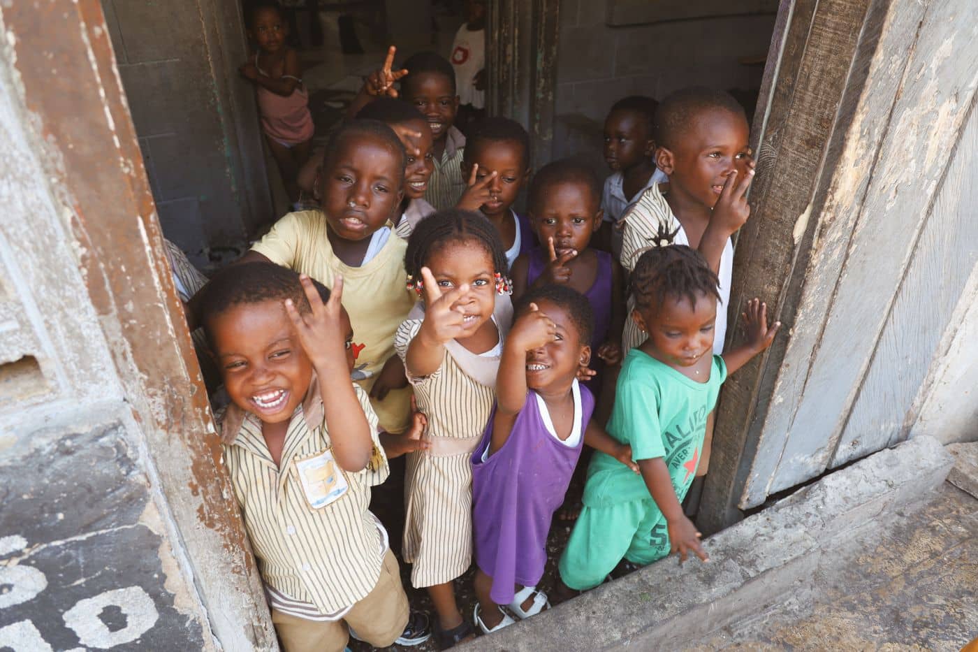Happy children in Accra